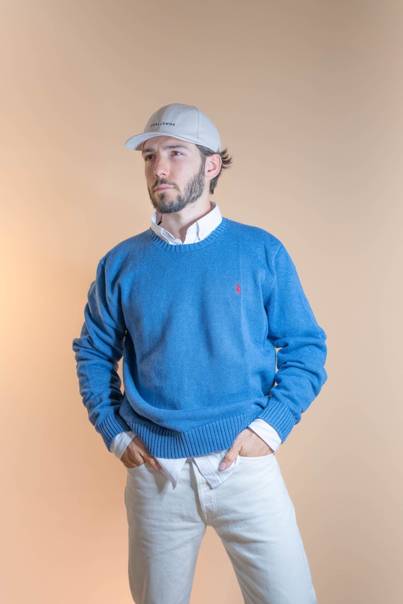 Pull Ralph Lauren Homme 331 - BLEU - L - amifrip - Friperie en ligne et vêtements vintage