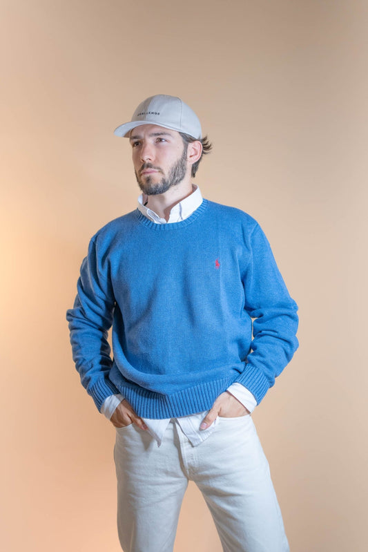 Pull Ralph Lauren Homme 331 - BLEU - L - amifrip - Friperie en ligne et vêtements vintage