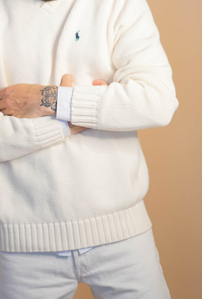 Pull Ralph Lauren Homme 412 - BEIGE - L - amifrip - Friperie en ligne et vêtements vintage