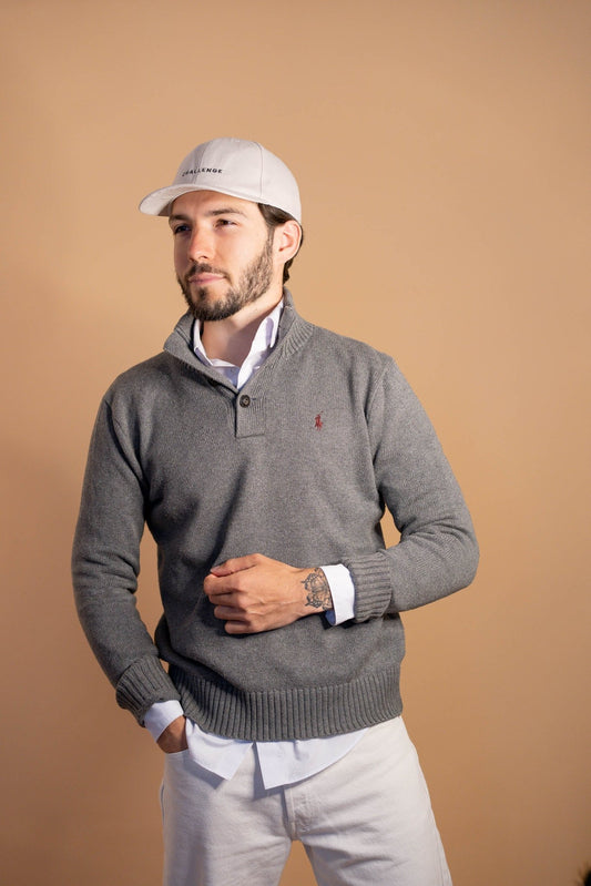 Pull Ralph Lauren homme 427 - GRIS - S - amifrip - Friperie en ligne et vêtements vintage
