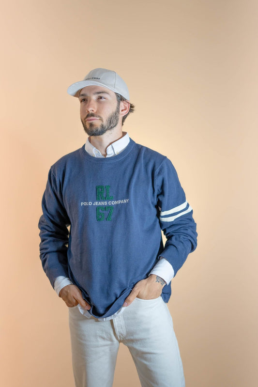 Pull Ralph Lauren Homme 951 - BLEU - M - amifrip - Friperie en ligne et vêtements vintage