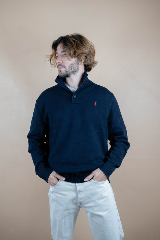 Pull Ralph Lauren ref: 1576 - BLEU MARINE - XL - amifrip - Friperie en ligne et vêtements vintage