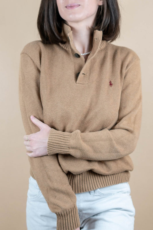Pull Ralph Lauren ref: 1586 - BEIGE - S - amifrip - Friperie en ligne et vêtements vintage
