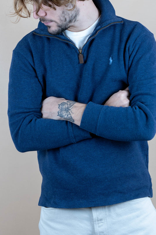 Pull Ralph Lauren ref: 1735 - BLEU - S - amifrip - Friperie en ligne et vêtements vintage