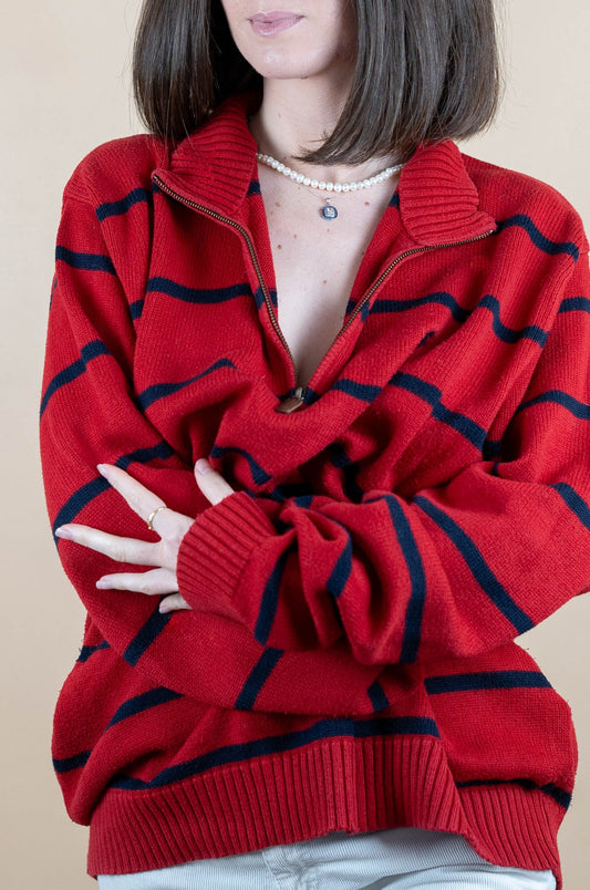 Pull Ralph Lauren ref: 1741 - ROUGE - 2XL - amifrip - Friperie en ligne et vêtements vintage