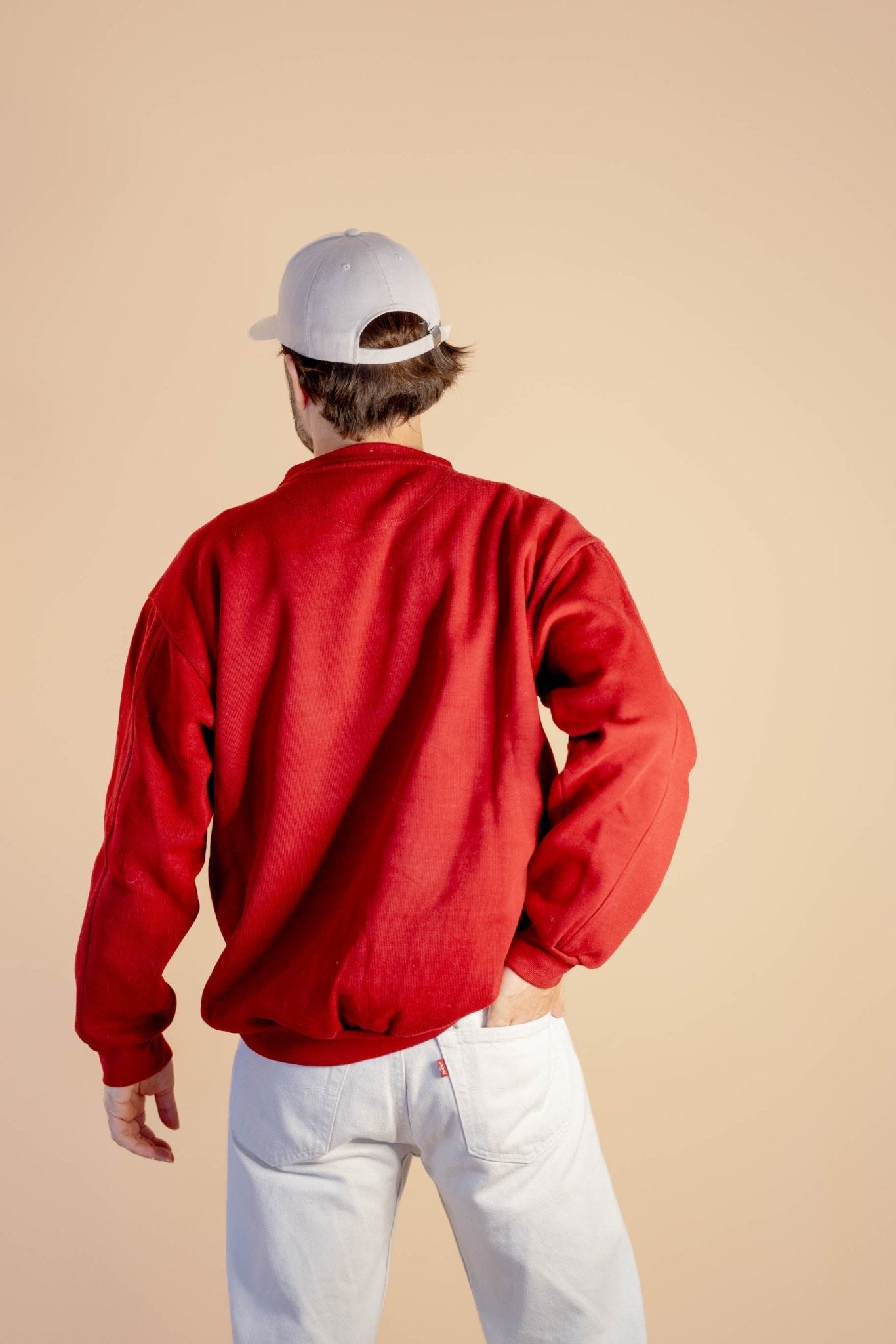 Pull Rouge Homme 433 - ROUGE - L - amifrip - Friperie en ligne et vêtements vintage