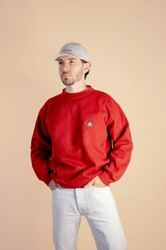 Pull Rouge Homme 433 - ROUGE - L - amifrip - Friperie en ligne et vêtements vintage