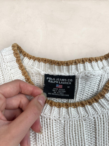 Pull sweat à capuche, Ralph Lauren Flag Drapeau USA, Blanc M Femme (2602) - Blanc - M - amifrip