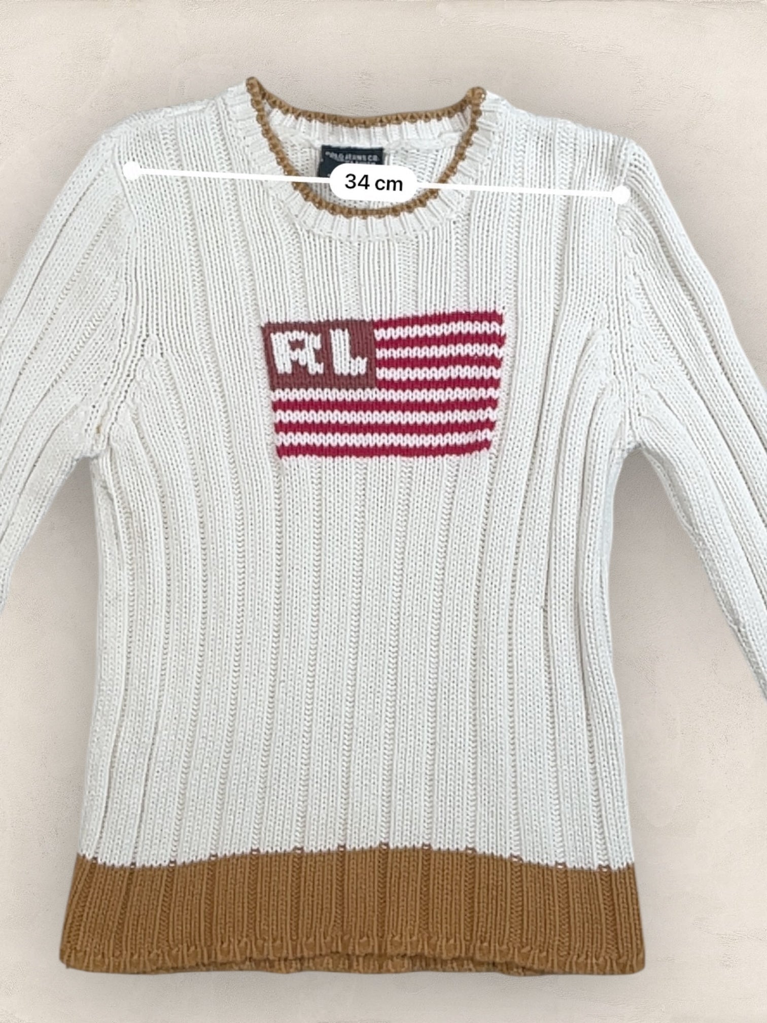 Pull sweat à capuche, Ralph Lauren Flag Drapeau USA, Blanc M Femme (2602) - Blanc - M - amifrip