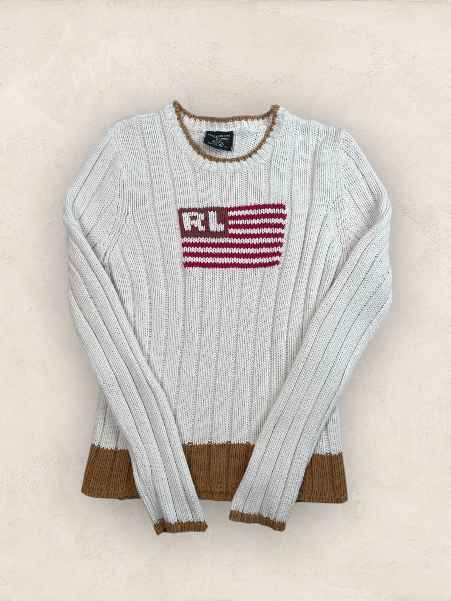 Pull sweat à capuche, Ralph Lauren Flag Drapeau USA, Blanc M Femme (2602) - Blanc - M - amifrip