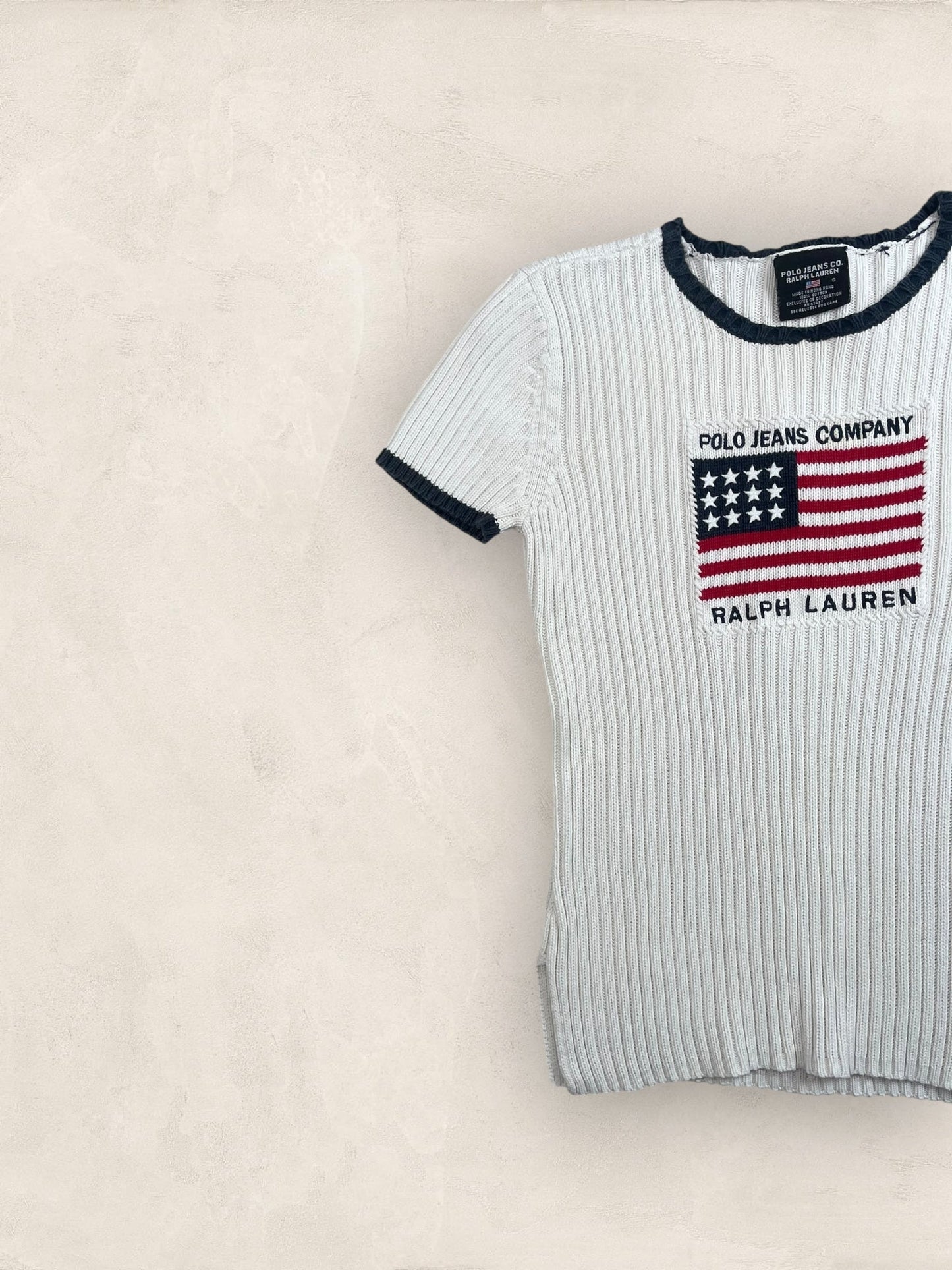 Pull sweat à capuche, Ralph Lauren Flag Drapeau USA, Blanc S Femme (2597) - BLANC - S - amifrip