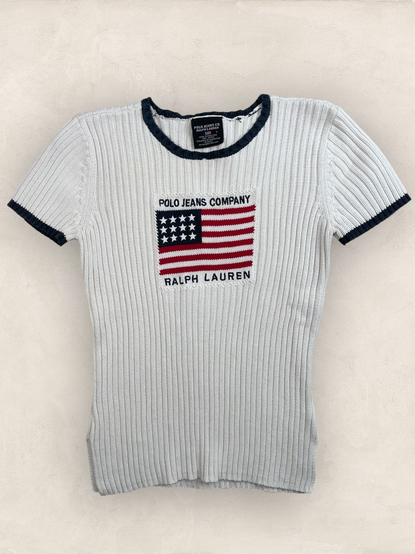 Pull sweat à capuche, Ralph Lauren Flag Drapeau USA, Blanc S Femme (2597) - BLANC - S - amifrip