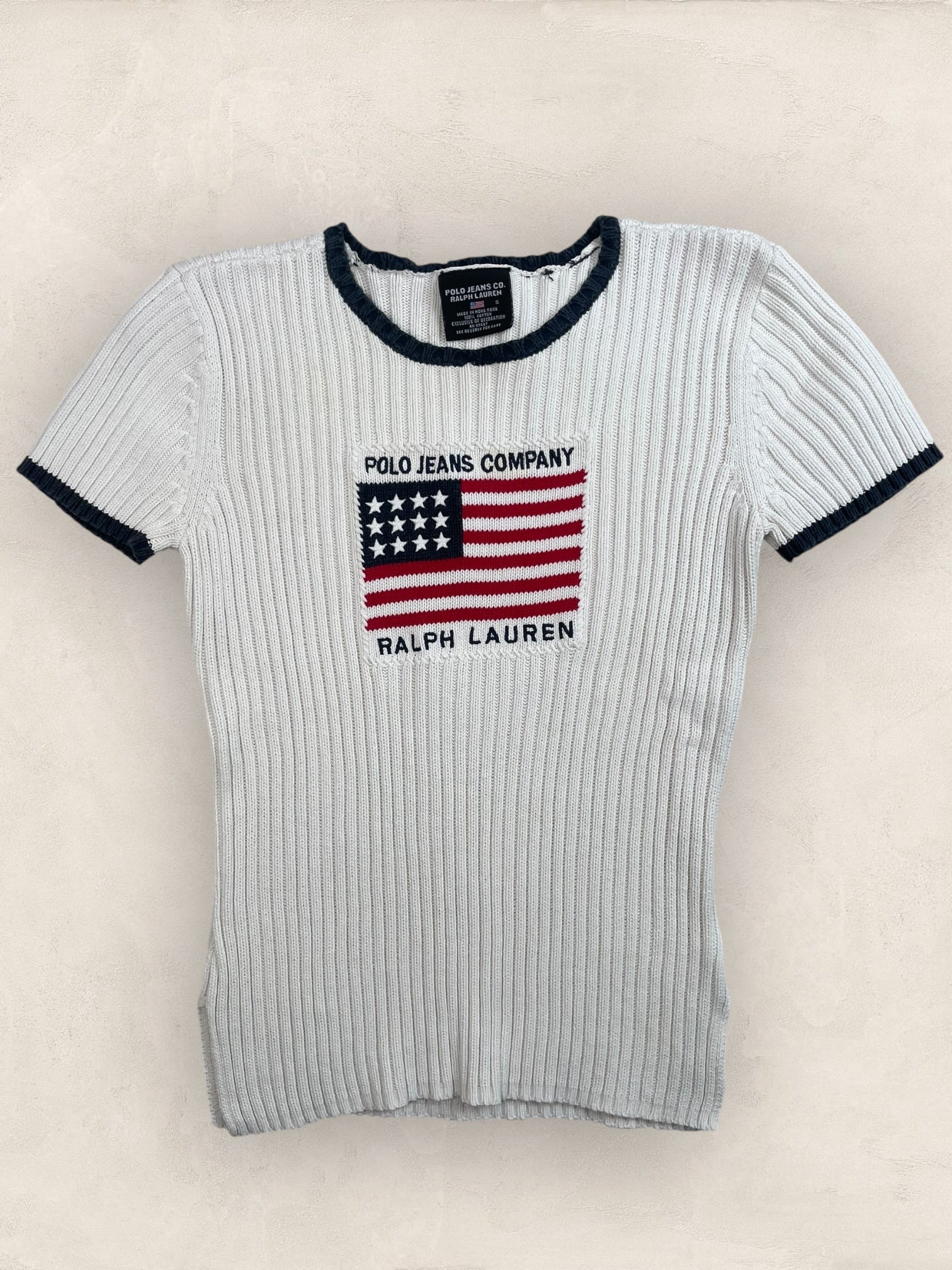 Pull sweat à capuche, Ralph Lauren Flag Drapeau USA, Blanc S Femme (2597) - BLANC - S - amifrip