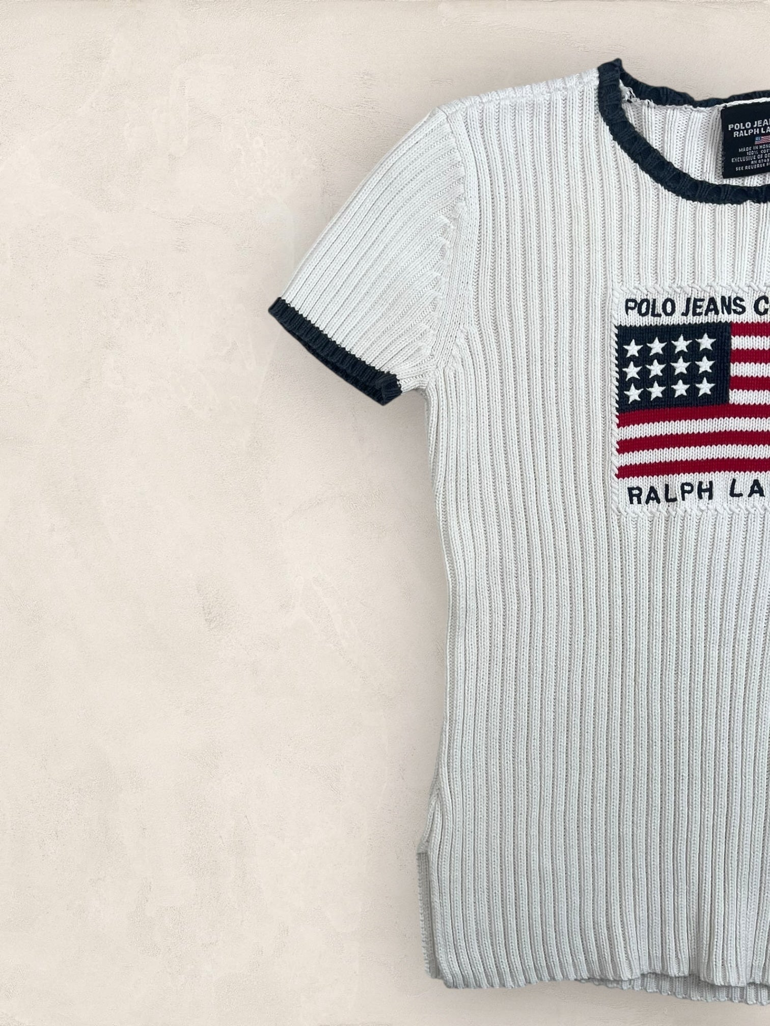 Pull sweat à capuche, Ralph Lauren Flag Drapeau USA, Blanc S Femme (2597) - BLANC - S - amifrip