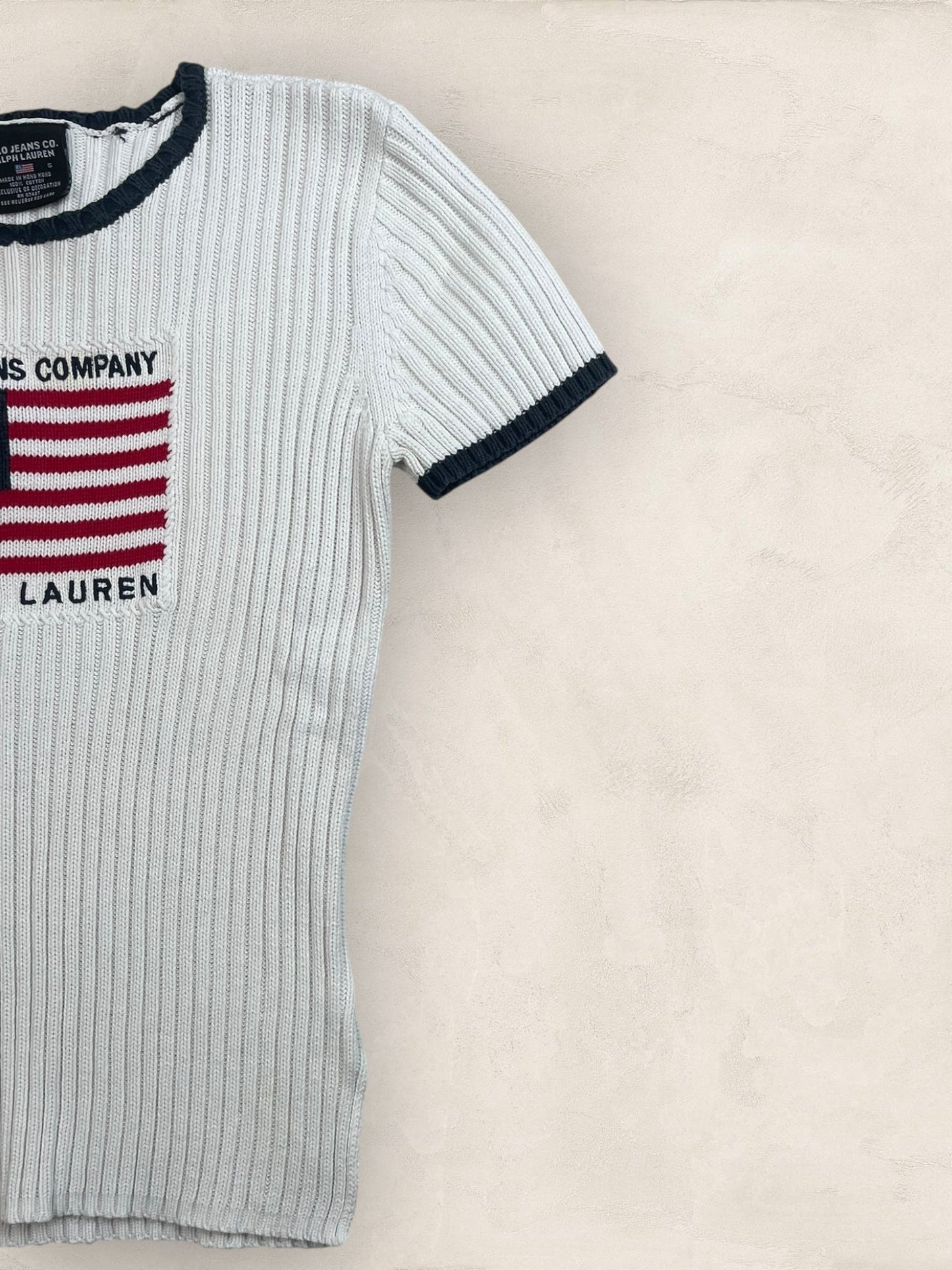 Pull sweat à capuche, Ralph Lauren Flag Drapeau USA, Blanc S Femme (2597) - BLANC - S - amifrip