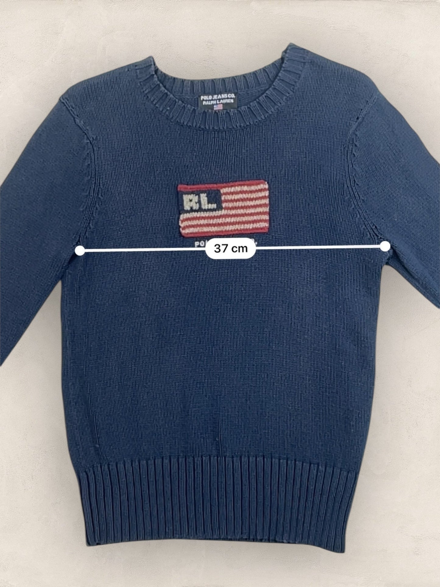 Pull sweat à capuche, Ralph Lauren Flag Drapeau USA, Crème L Femme (2585) - BLEU MARINE - S - amifrip
