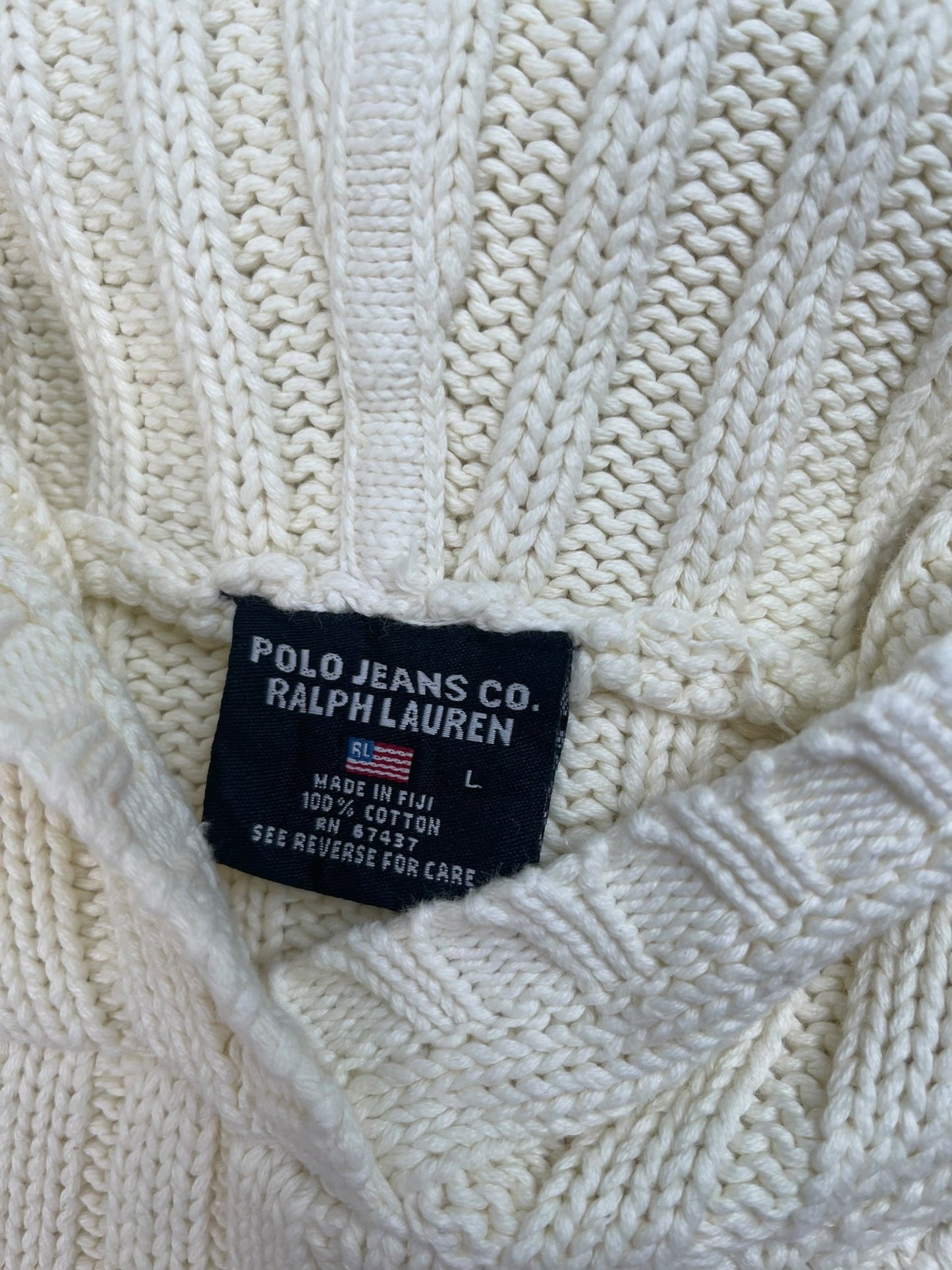 Pull sweat à capuche, Ralph Lauren Flag Drapeau USA, Crème L Femme (2591) - CREME - L - amifrip