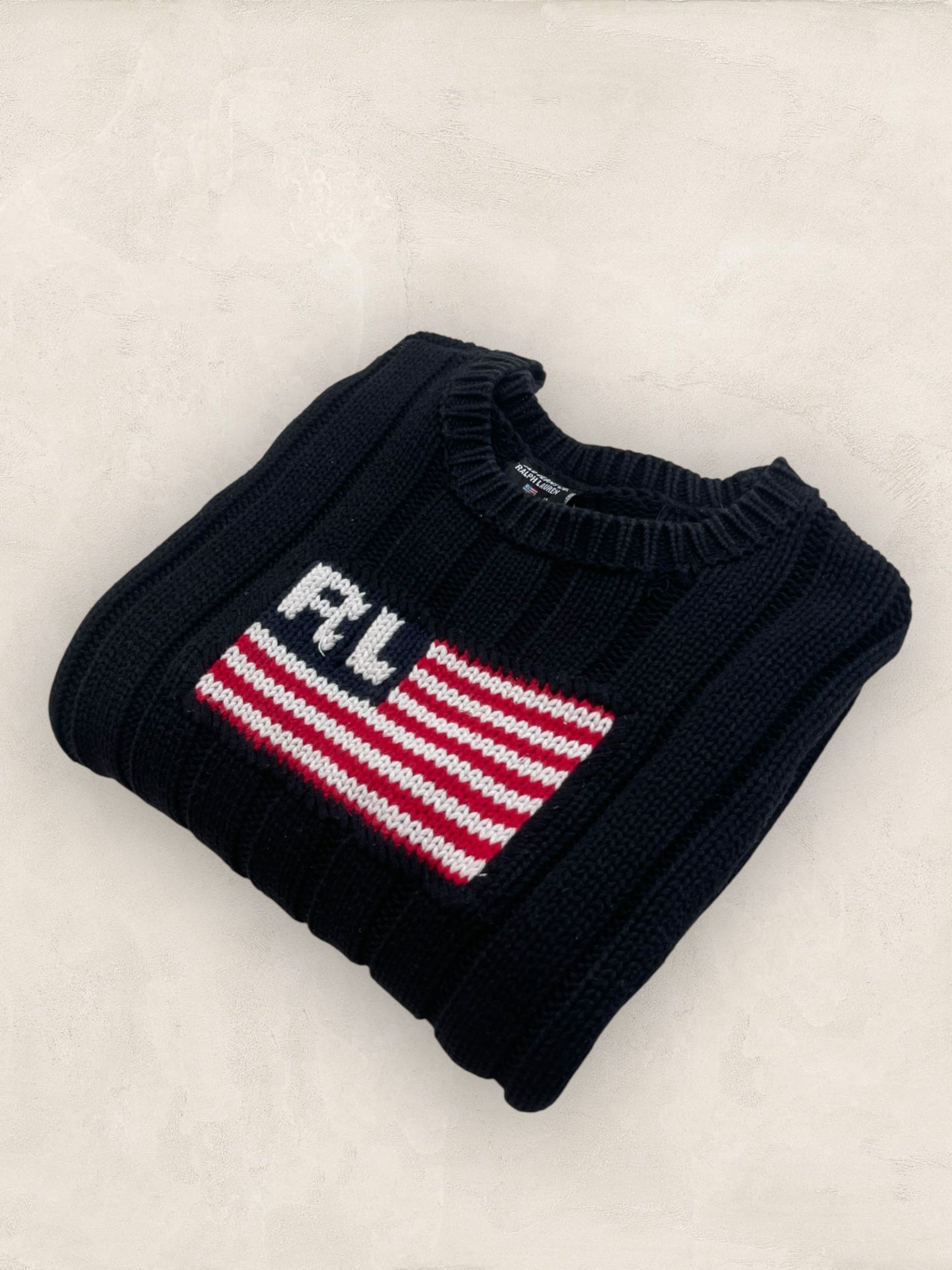 Pull sweat à capuche, Ralph Lauren Flag Drapeau USA, Noir M Femme (2607) - NOIR - M - amifrip