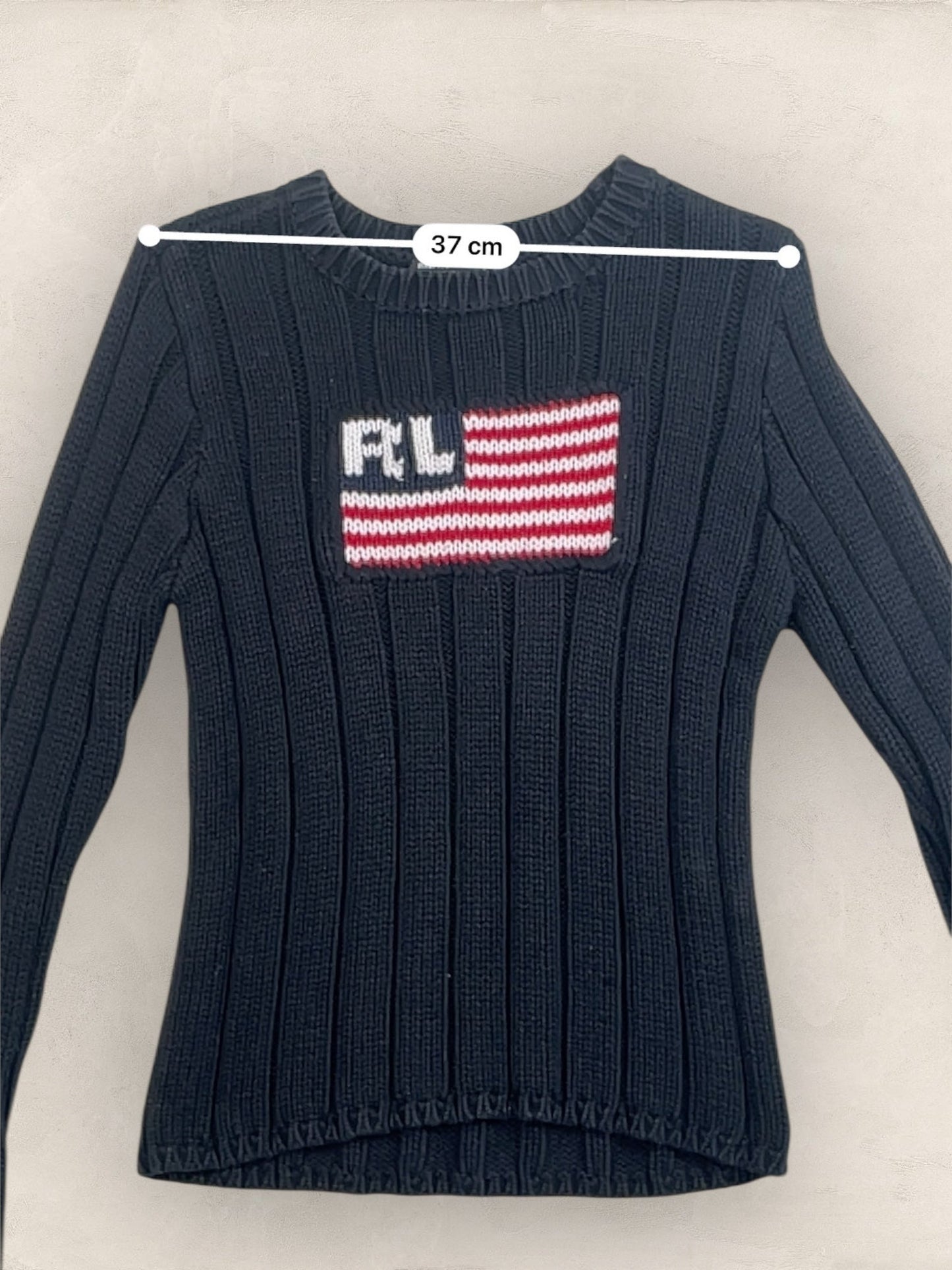 Pull sweat à capuche, Ralph Lauren Flag Drapeau USA, Noir M Femme (2607) - NOIR - M - amifrip