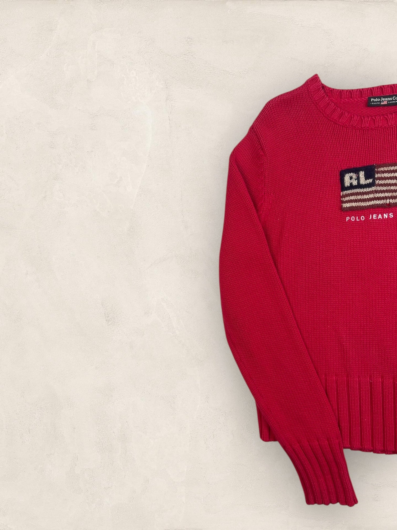 Pull sweat à capuche, Ralph Lauren Flag Drapeau USA, Rouge L Femme (2601) - ROUGE - L - amifrip