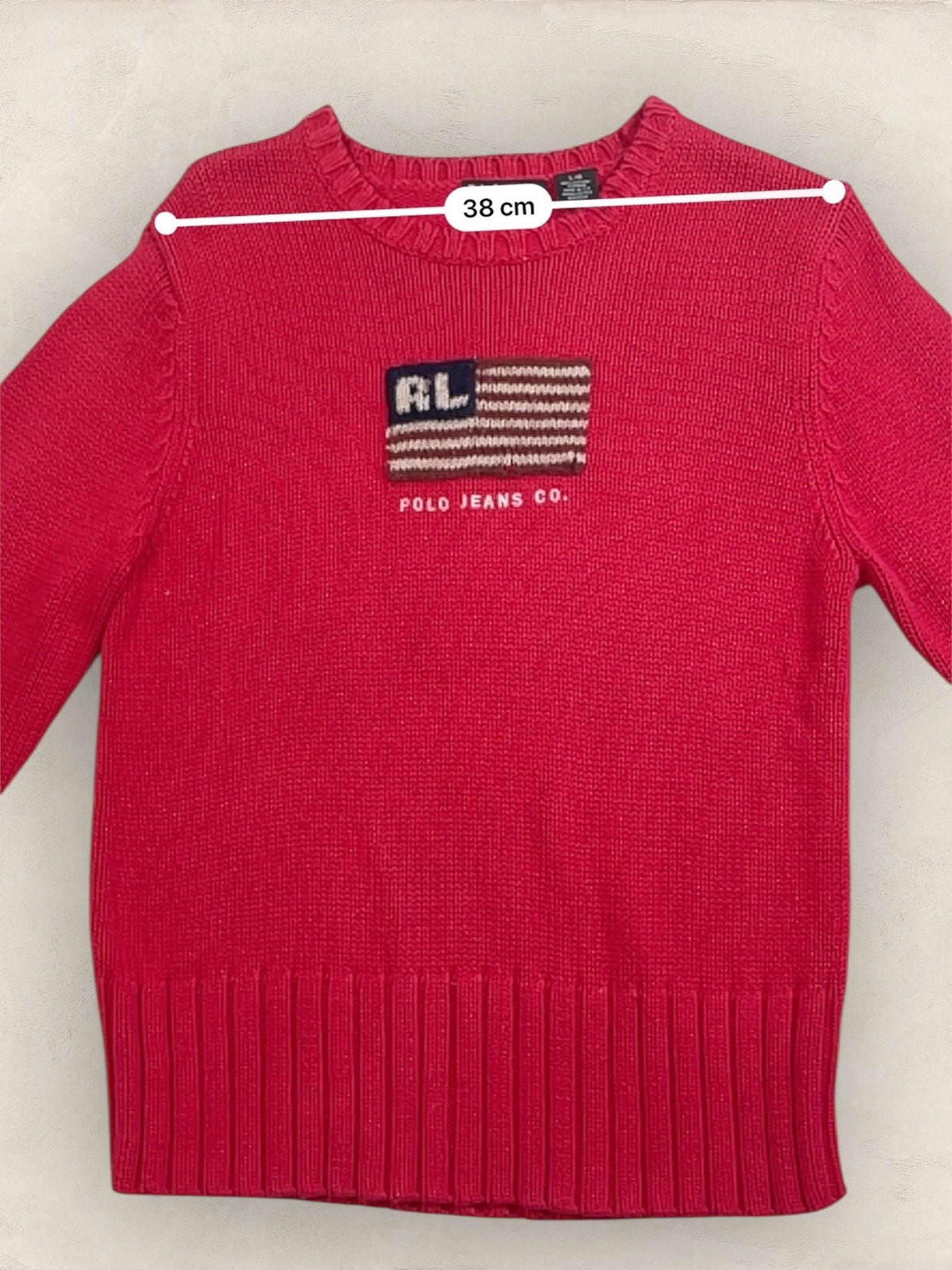 Pull sweat à capuche, Ralph Lauren Flag Drapeau USA, Rouge L Femme (2601) - ROUGE - L - amifrip