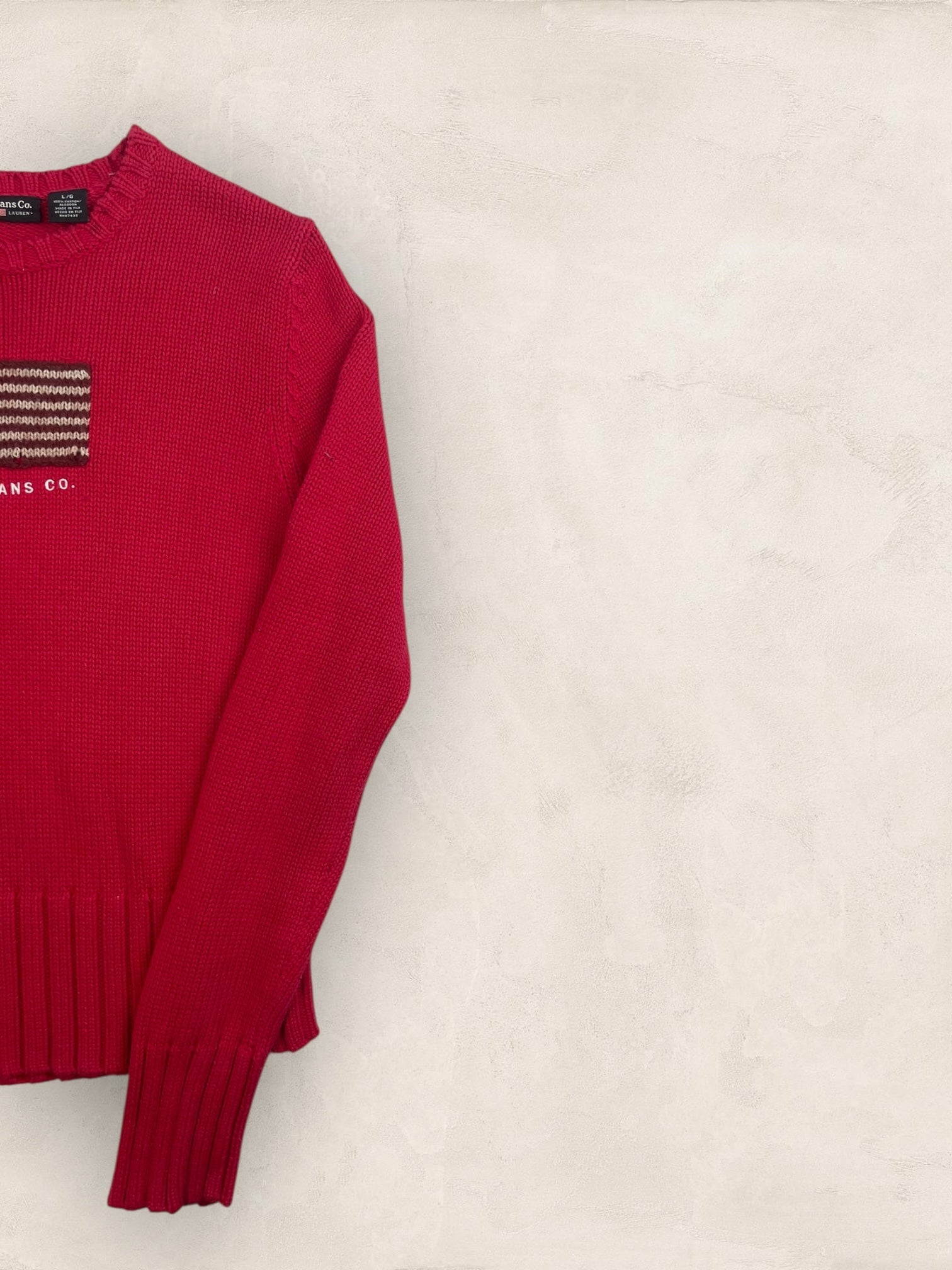 Pull sweat à capuche, Ralph Lauren Flag Drapeau USA, Rouge L Femme (2601) - ROUGE - L - amifrip