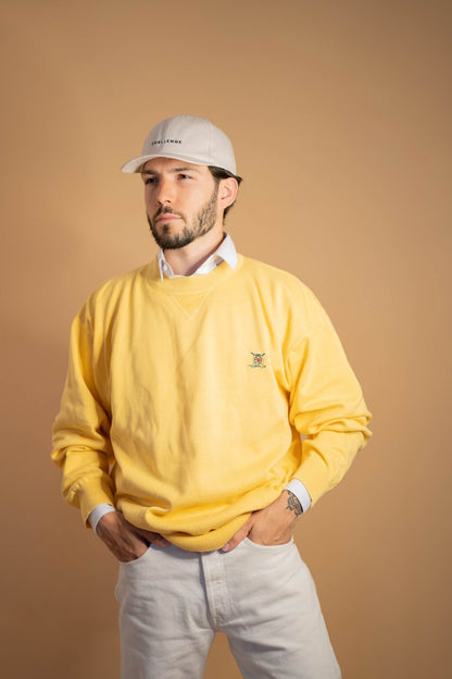 Pull Tommy Hilfiger Homme - JAUNE - L - amifrip - Friperie en ligne et vêtements vintage