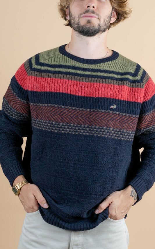Pull Vintage Crocodile ref: 125 - MULTICOLORE - XL - amifrip - Friperie en ligne et vêtements vintage