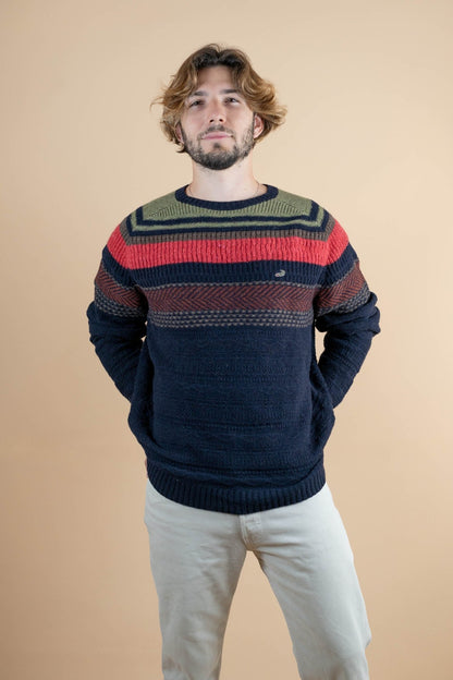 Pull Vintage Crocodile ref: 125 - MULTICOLORE - XL - amifrip - Friperie en ligne et vêtements vintage