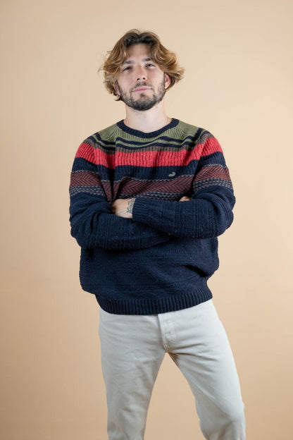 Pull Vintage Crocodile ref: 125 - MULTICOLORE - XL - amifrip - Friperie en ligne et vêtements vintage