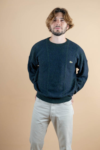 Pull Vintage Lacoste ref: 1236 - BLEU/VERT - L - amifrip - Friperie en ligne et vêtements vintage