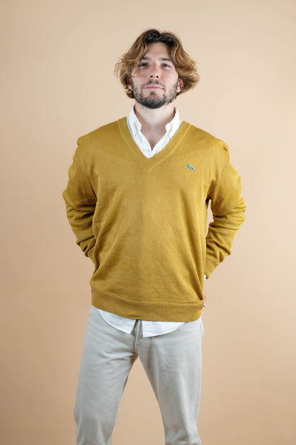 Pull Vintage Lacoste ref: 1238 - MOUTARDE - XL - amifrip - Friperie en ligne et vêtements vintage