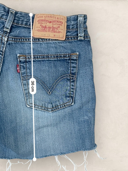 Short Levi’s Bleu W29 Femme Ref: 2746 - Bleu - W29 - amifrip - Friperie en ligne et vêtements vintage