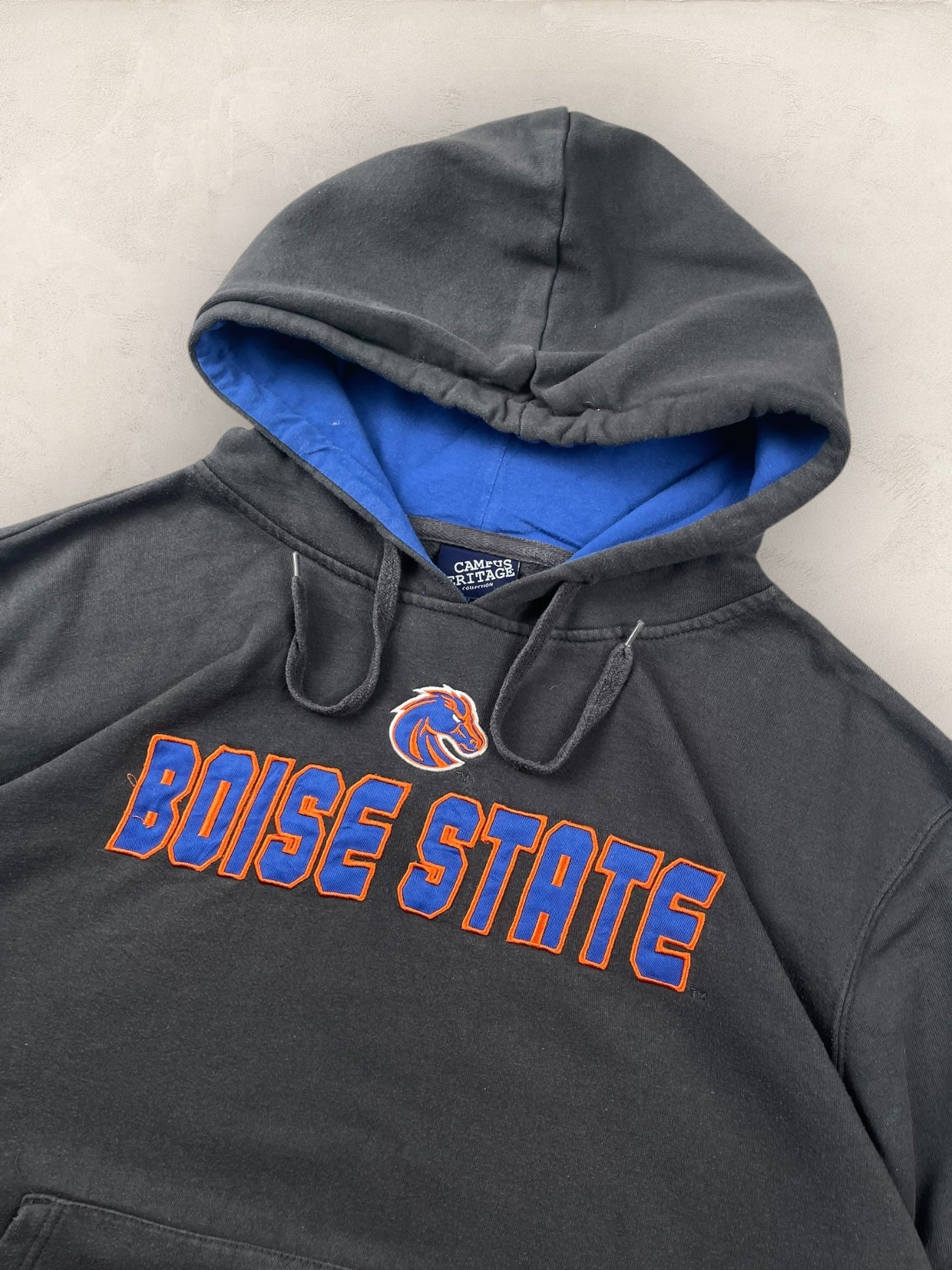 Sweat a capuche « Boise State » Sport - Team #2257 - GRIS - M - amifrip - Friperie en ligne et vêtements vintage