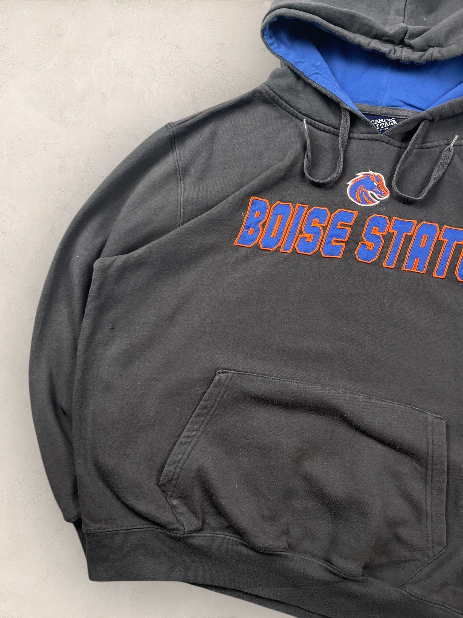 Sweat a capuche « Boise State » Sport - Team #2257 - GRIS - M - amifrip - Friperie en ligne et vêtements vintage