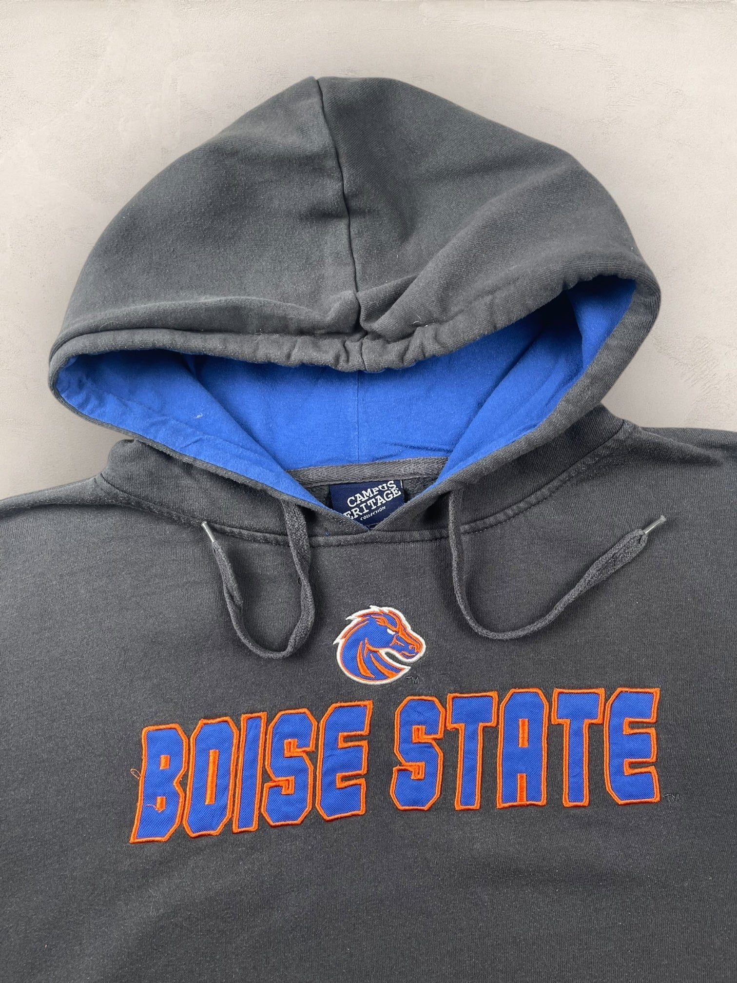 Sweat a capuche « Boise State » Sport - Team #2257 - GRIS - M - amifrip - Friperie en ligne et vêtements vintage