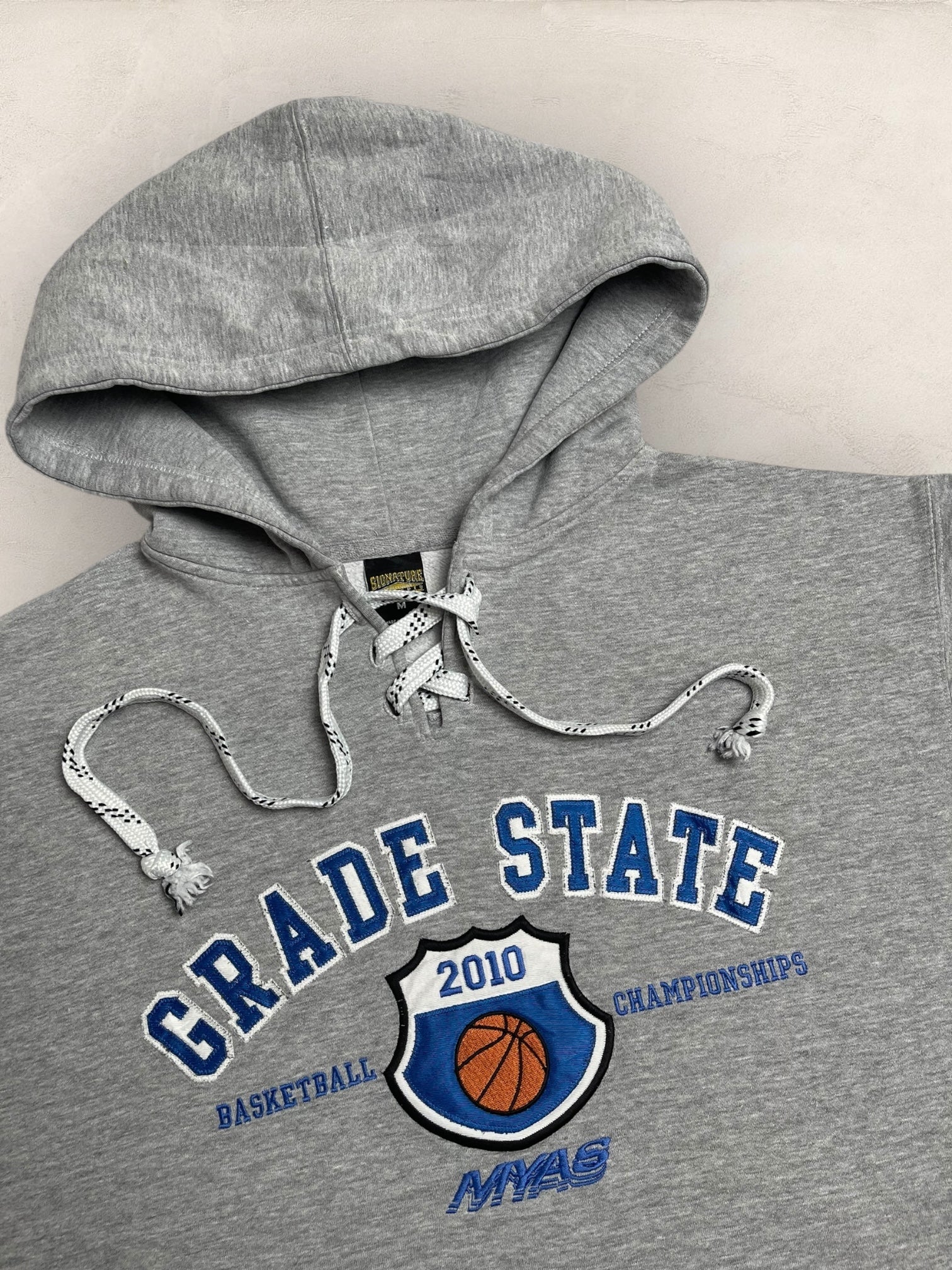 Sweat à capuche « Grade State » Sport - Team #2259 - GRIS - M - amifrip - Friperie en ligne et vêtements vintage