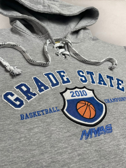 Sweat à capuche « Grade State » Sport - Team #2259 - GRIS - M - amifrip - Friperie en ligne et vêtements vintage