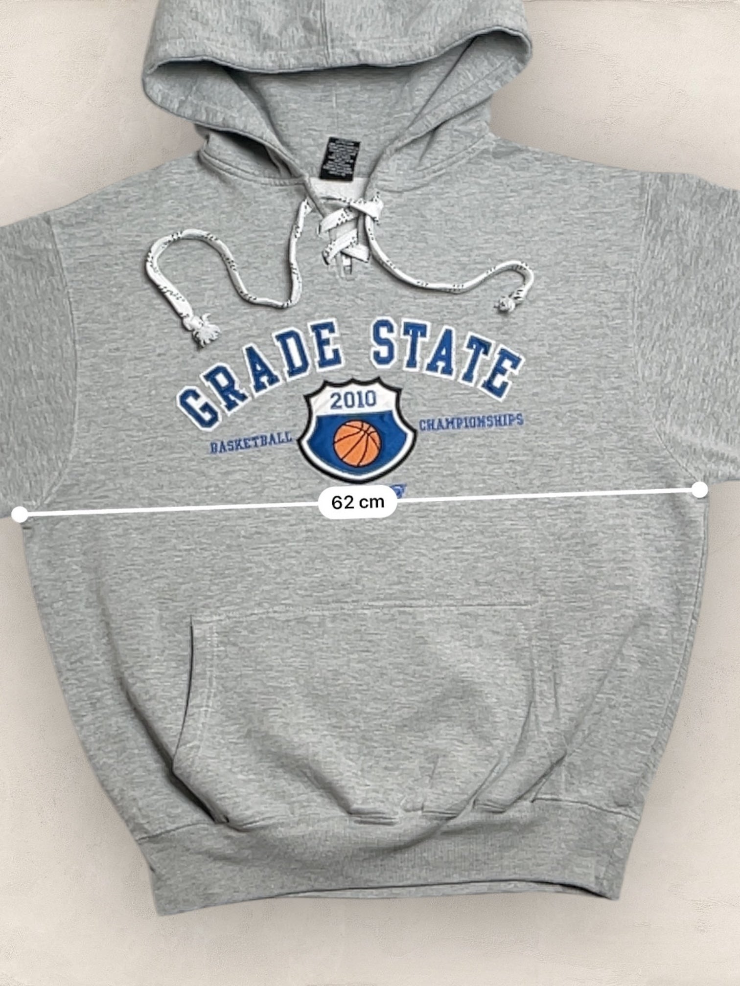 Sweat à capuche « Grade State » Sport - Team #2259 - GRIS - M - amifrip - Friperie en ligne et vêtements vintage