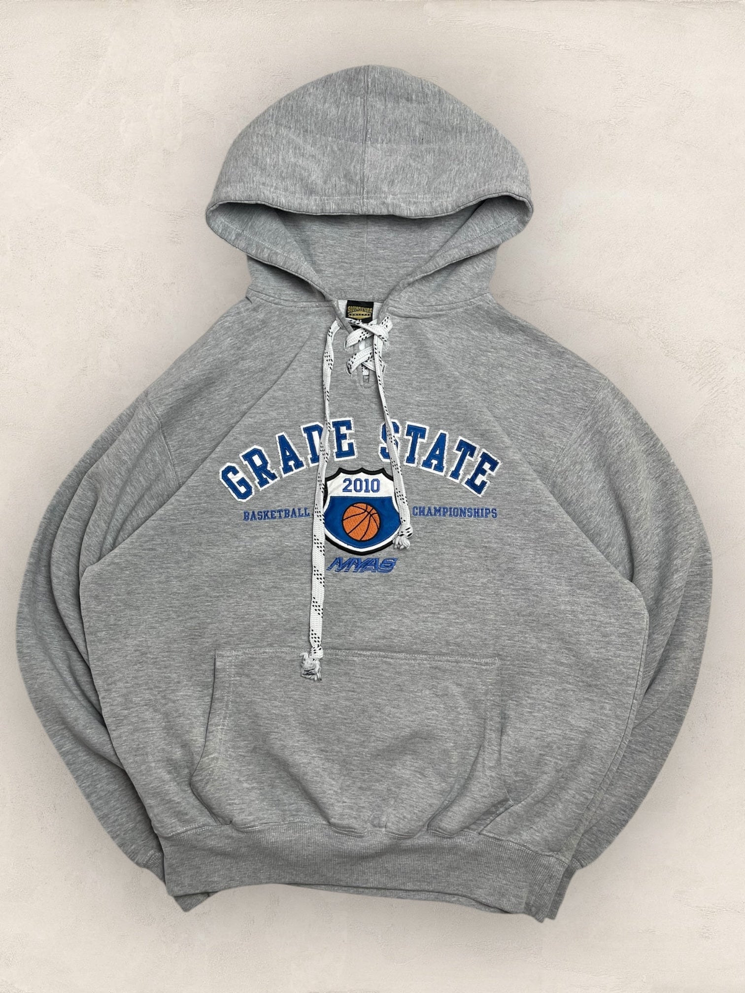 Sweat à capuche « Grade State » Sport - Team #2259 - GRIS - M - amifrip - Friperie en ligne et vêtements vintage