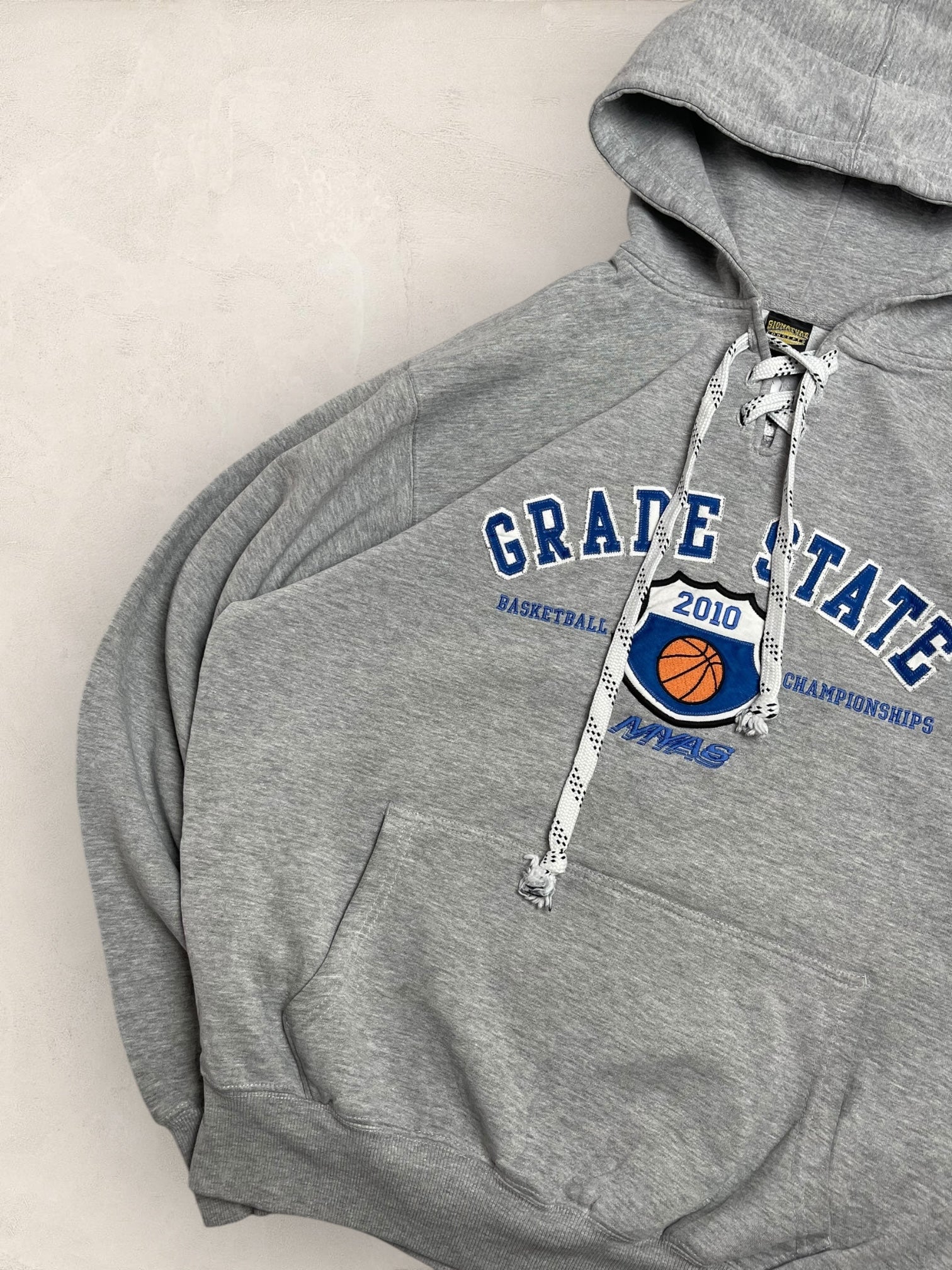 Sweat à capuche « Grade State » Sport - Team #2259 - GRIS - M - amifrip - Friperie en ligne et vêtements vintage