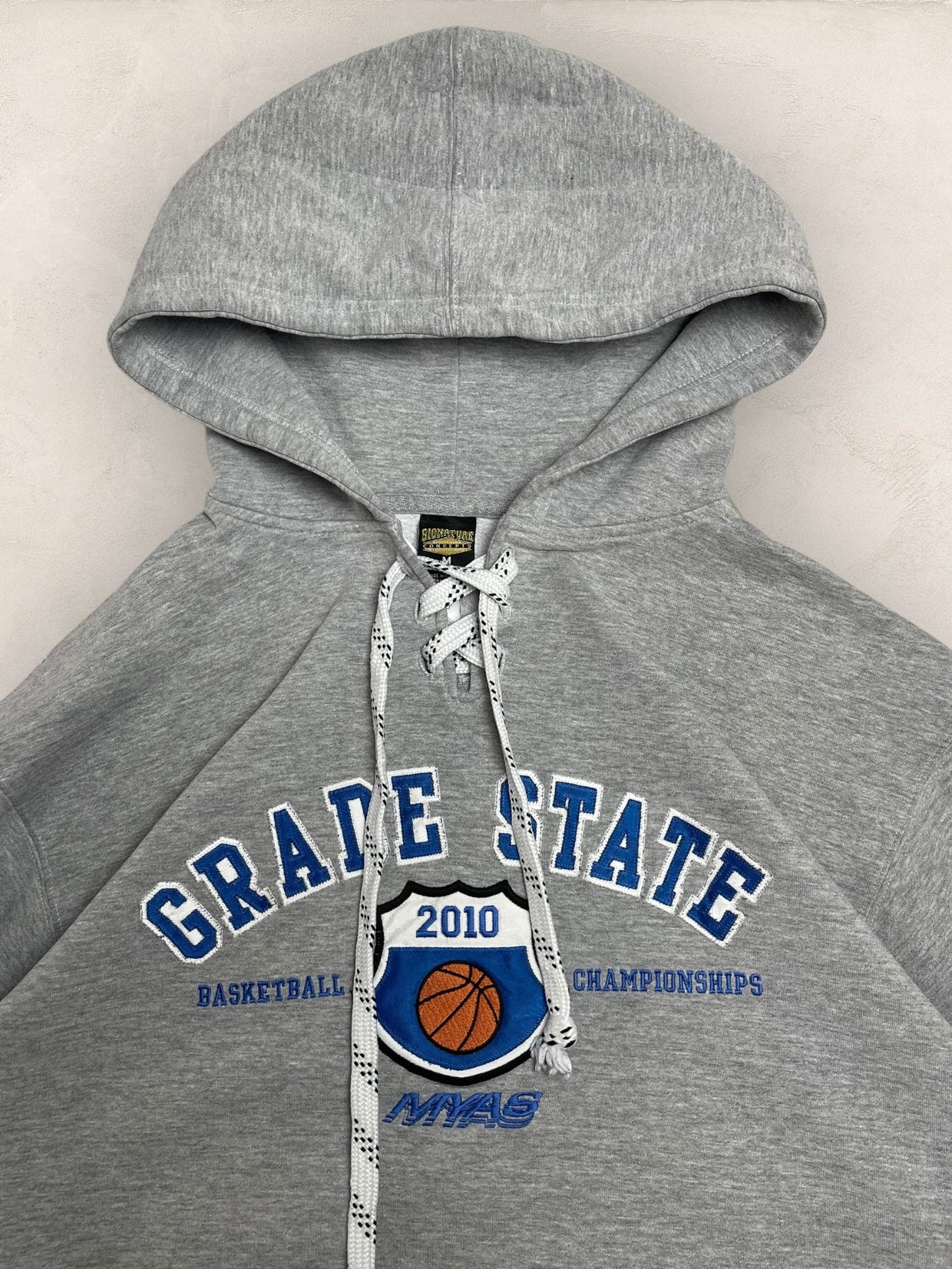 Sweat à capuche « Grade State » Sport - Team #2259 - GRIS - M - amifrip - Friperie en ligne et vêtements vintage