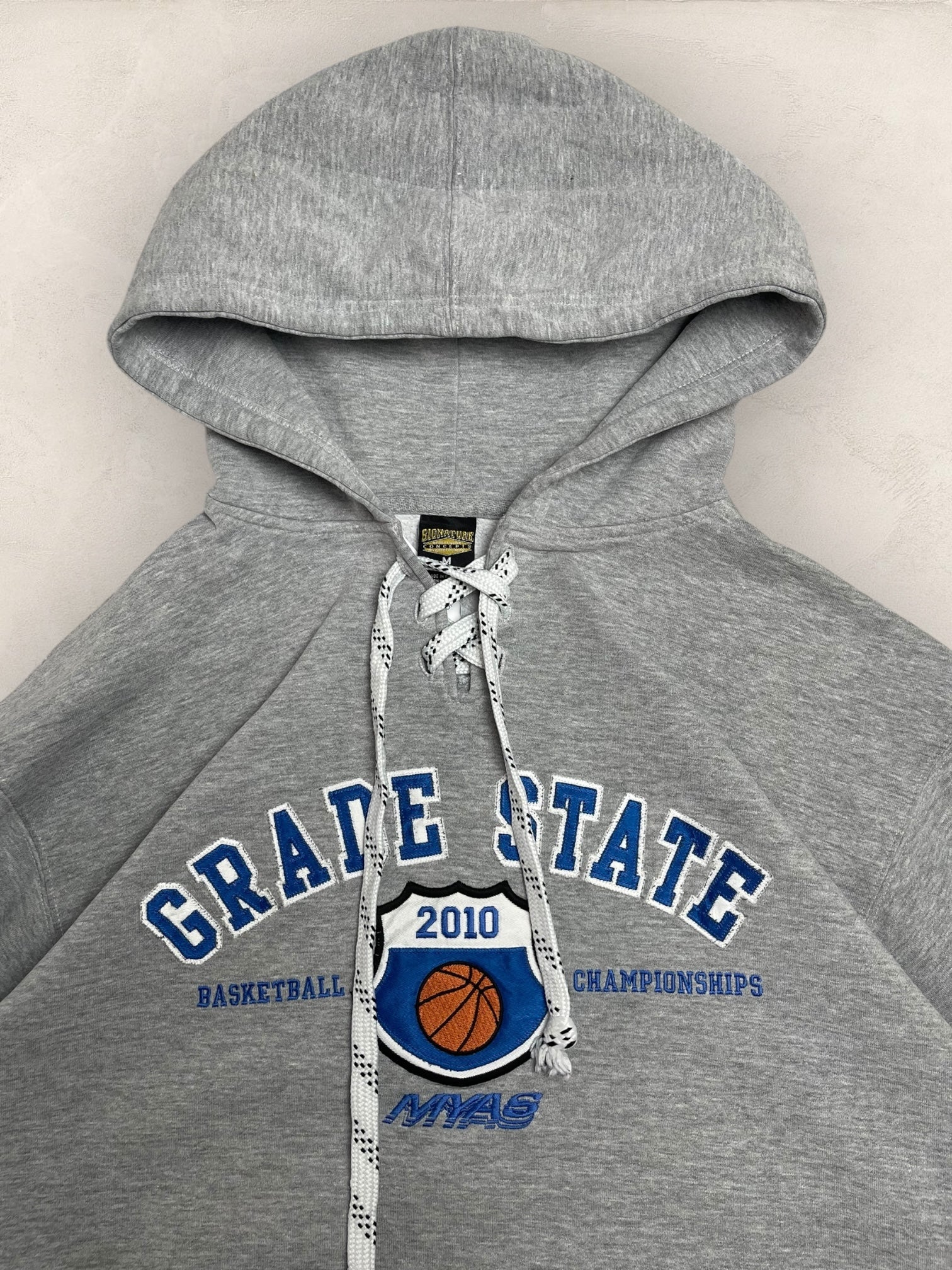 Sweat à capuche « Grade State » Sport - Team #2259 - GRIS - M - amifrip - Friperie en ligne et vêtements vintage
