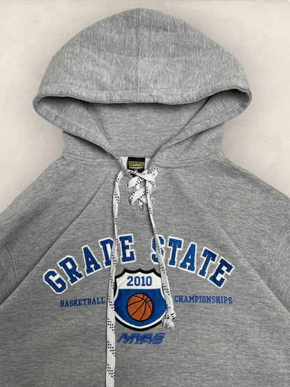 Sweat à capuche « Grade State » Sport - Team #2259 - GRIS - M - amifrip - Friperie en ligne et vêtements vintage