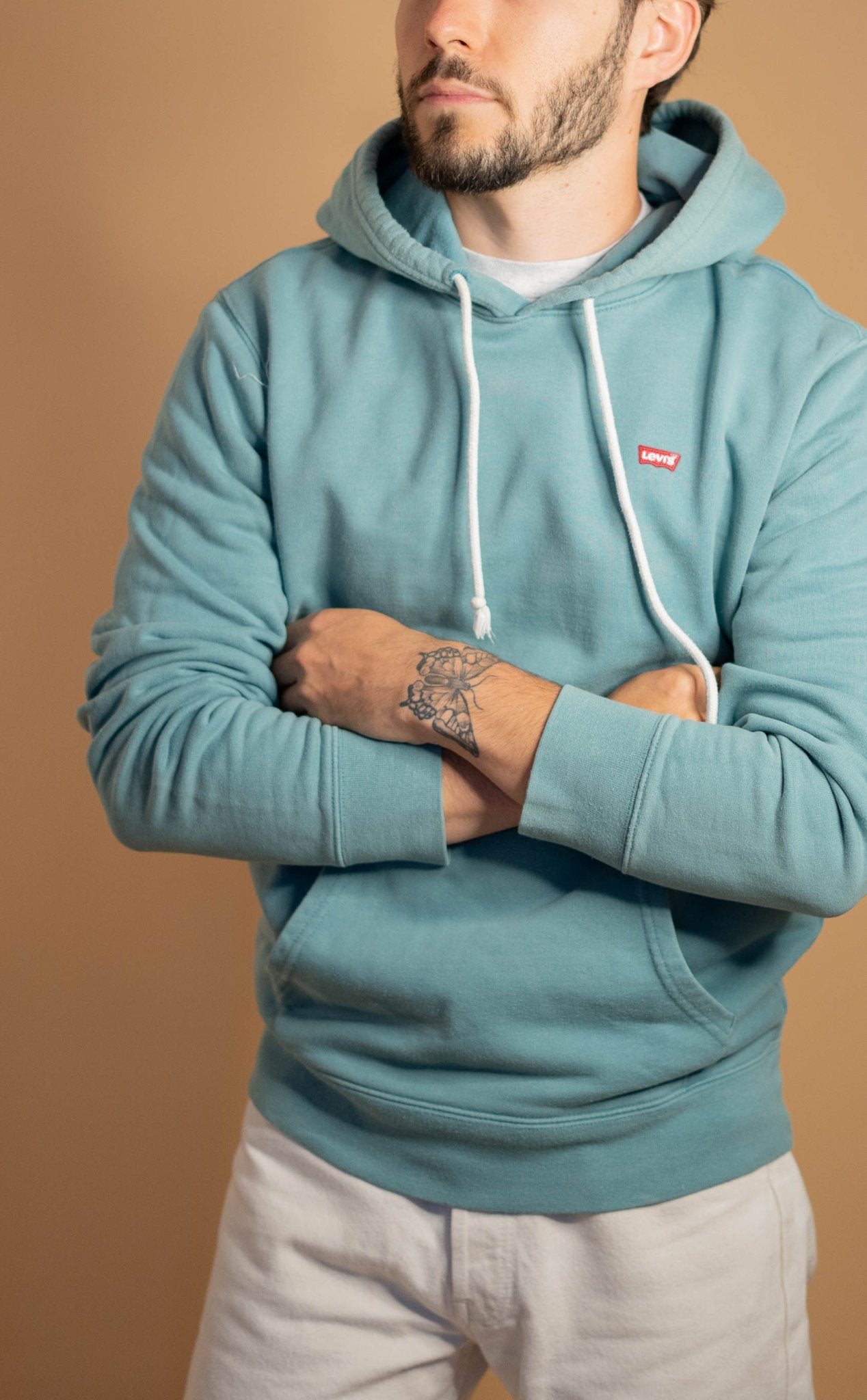 Sweat à capuche Levis Homme 257 - S - VERT - amifrip - Friperie en ligne et vêtements vintage