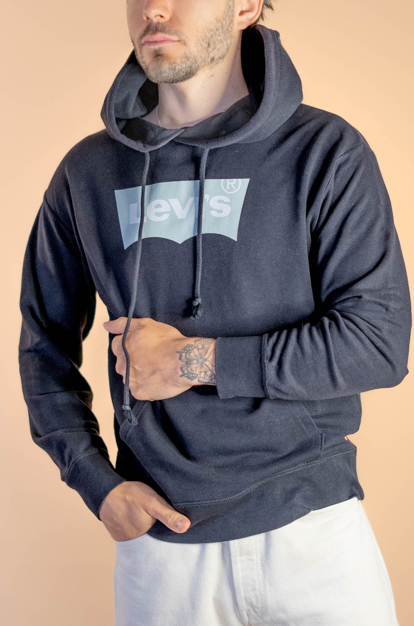 Sweat à capuche Levis Homme 309 - XS - NOIR - amifrip - Friperie en ligne et vêtements vintage