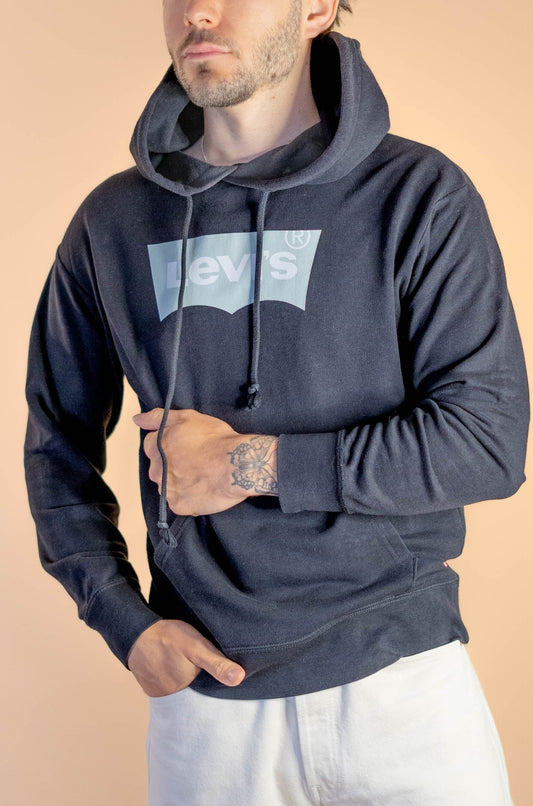 Sweat à capuche Levis Homme 309 - XS - NOIR - amifrip - Friperie en ligne et vêtements vintage
