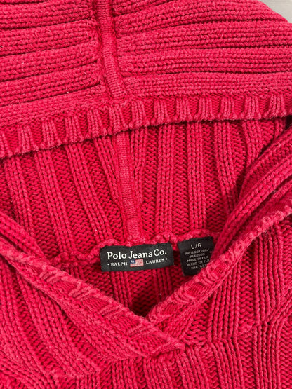Sweat à capuche Ralph Lauren Flag/Drapeau américain ref: 2584 - ROUGE - L - amifrip - Friperie en ligne et vêtements vintage