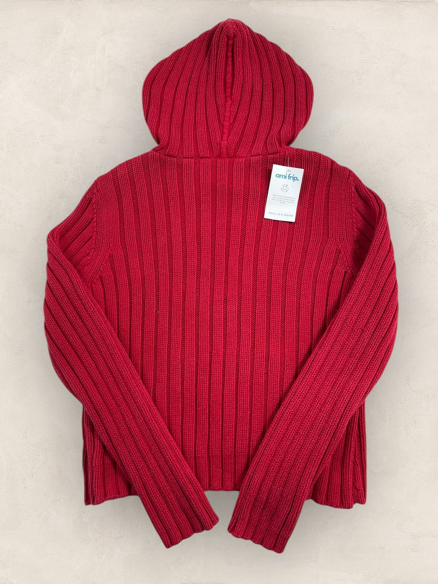 Sweat à capuche Ralph Lauren Flag/Drapeau américain ref: 2584 - ROUGE - L - amifrip - Friperie en ligne et vêtements vintage