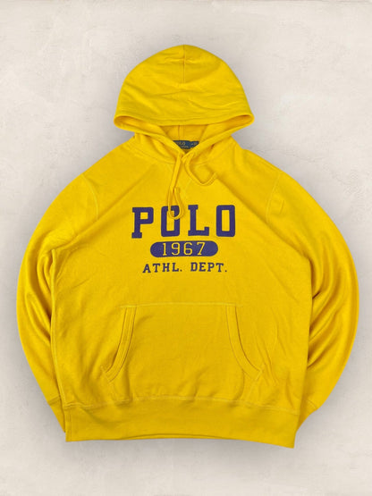 Sweat à Capuche Ralph Lauren Homme - XS - Jaune - amifrip - Friperie en ligne et vêtements vintage